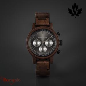 Montre WOODWATCH CLASSIC - 41MM Chrono Slate Acacias WW-CLC-4AGS