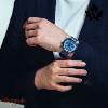 Montre WOODWATCH FARBOUND - 44MM Farbound Blue 2 bracelets acier et bois d'ébène