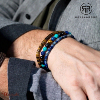 Bracelet Rebel & Rose Collection : Slices - Tiger Lily Taille M RR-60092-S-M