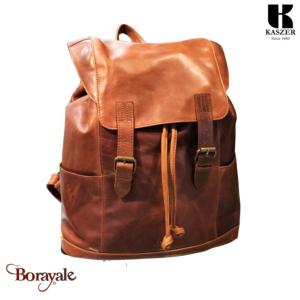 Sac à dos KASZER collection Rhodes cognac foncé 30006-C6