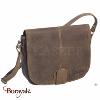 Sac bandoulière kaszer collection wyoming en cuir de vachette pleine fleur brut