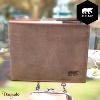 Portefeuille Bear Design en Cuir de vachette brut Brut Collection : brut