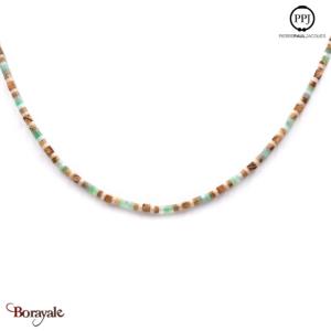 Shoshone vert - Chrysocolle : Collier Heishi PPJ Taille M